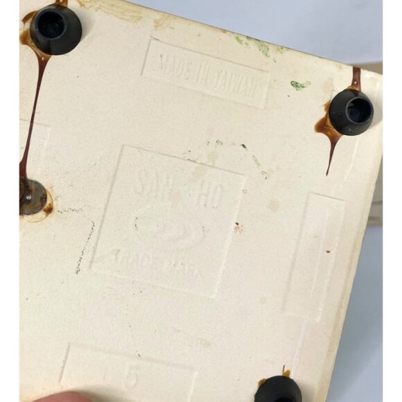 2 San Ho Taiwan Vintage Holiday Ceramic Tile Trivets Wall Hanging Christmas - Picture 4 of 6